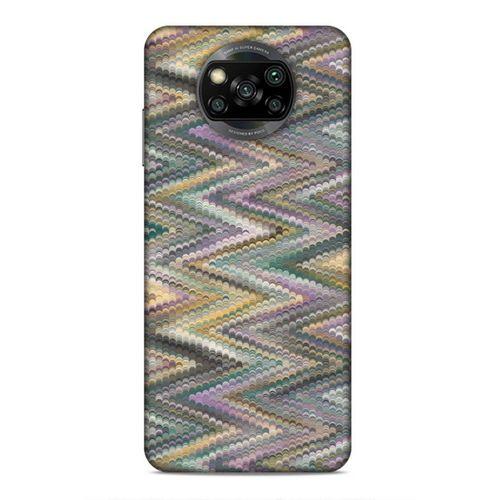 Xiaomi Redmi Poco X3 Uyumlu Kılıf Romans (47) Crystal Flex Kılıf Zig Zag