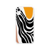 iPhone XR Modern Art Premium Şeffaf Telefon Kılıfı