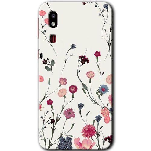 Samsung Galaxy A2 Core Kılıf HD Desen Baskılı Arka Kapak - Mat Çiçek