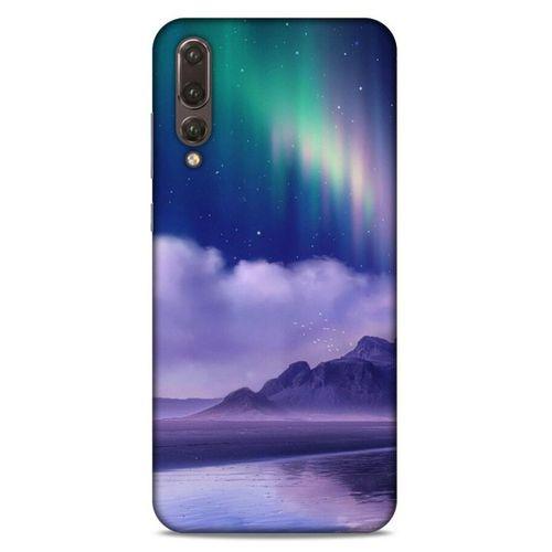 Lopard Huawei P20 Pro Uyumlu Kılıf Gece'S (32) Soft Silikon Kılıf Norveç Kuzey Işıkları