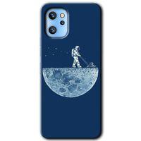 Reeder S19 Max Pro Kılıf HD Desen Baskılı Arka Kapak - Uzay İşçisi