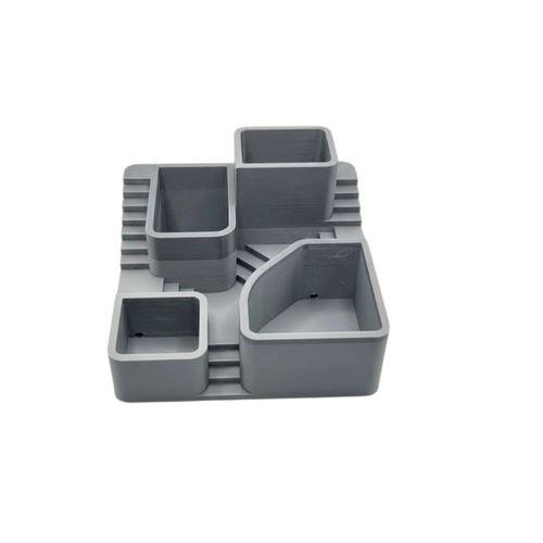 3d Baskı Sukulent Ve Kaktüs Saksı Seti Çok Katlı Tasarım Şık Ev Ofis Dekoru