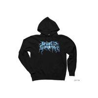 Avenged Sevenfold Lighting Logo Siyah Kapşonlu Sweatshirt Hoodie