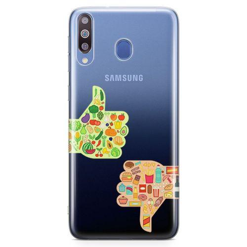 Samsung Galaxy M30 Kılıf Sağlıklı Sağlıksız Arka Kapak Koruma Desenli Full Koruyucu