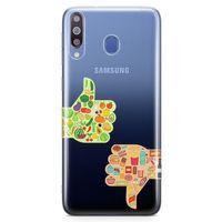 Samsung Galaxy M30 Kılıf Sağlıklı Sağlıksız Arka Kapak Koruma Desenli Full Koruyucu