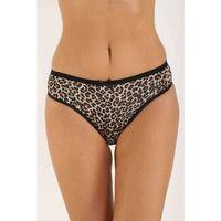 Leopar Desenli Likralı Yumuşak Dokulu Kadın Slip Külot