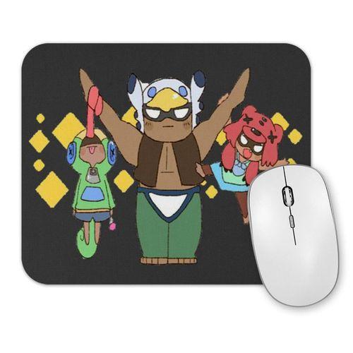 Bo Nita And Leon Cute Brawl Stars Mouse Pad