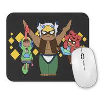 Bo Nita And Leon Cute Brawl Stars Mouse Pad