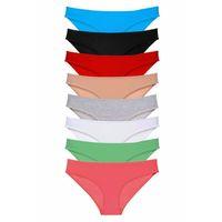8 adet Süper Eko Set Likralı Kadın Slip Külot Set 3