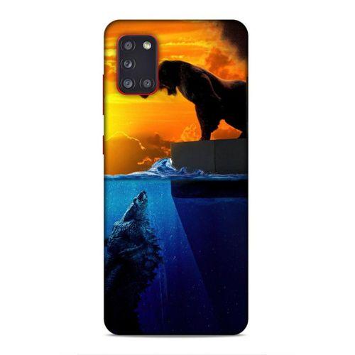 Samsung Galaxy A31 Uyumlu Kılıf BMovie (32) Soft Silikon Kılıf Godzilla