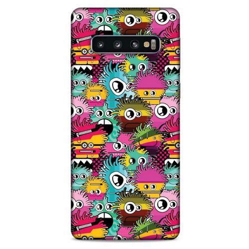 Graffitix (35) Desenli Silikon Kapak Samsung Galaxy S10 Kılıf