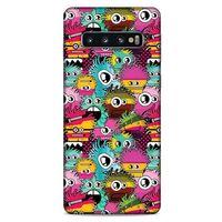 Graffitix (35) Desenli Silikon Kapak Samsung Galaxy S10 Kılıf