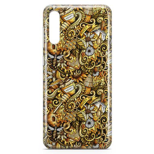 Samsung Galaxy A70 Kılıf Honey Doodle Arka Kapak Koruma Desenli Full Koruyucu