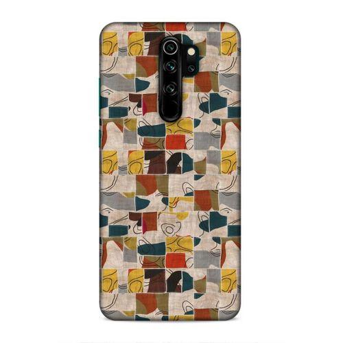 Xiaomi Redmi Note 8 Pro Uyumlu Kılıf Romans (9) Kılıf Sarı Lacivert
