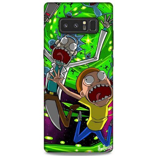 Samsung Galaxy Note 8 Uyumlu Kılıf Rick And Morty (22) Tam Koruma Kılıfı Nancy