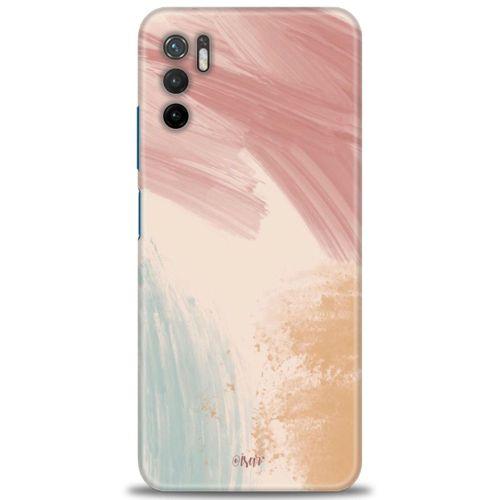 Xiaomi Poco M3 Pro Kılıf HD Baskılı Kılıf - Soft Renkler + Tam Ekran Koruyucu