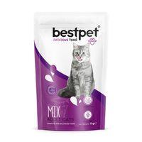 Bestpet Yetişkin Kediler İçin Mix Tavuk Etli, Kuzu Etli Ve Balıklı Kuru Mama 1 kg