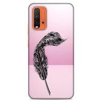 Lopard Xiaomi Redmi 9T Uyumlu Kılıf Tattoo's (29) Arka Koruma Kılıfı Tüy Dövmesi