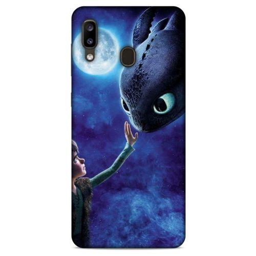 Samsung Galaxy A20 Kılıf Dragons (40) Fit Silikon Kılıf Ejderha Takım Yıldızı