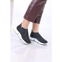 Fiora Siyah Beyaz Renkli Triko Sneaker