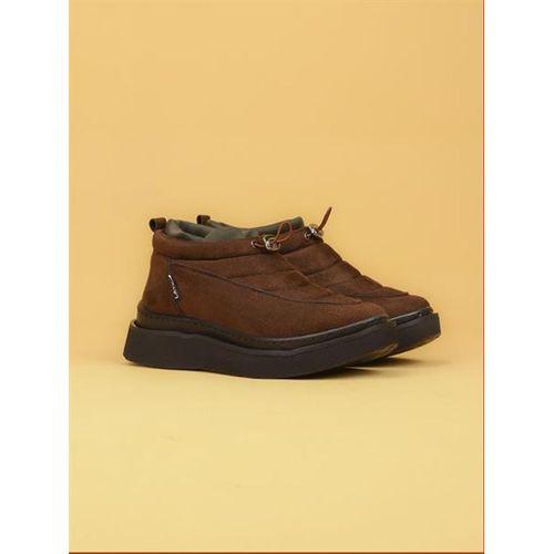 LUXOR Kadın Dolgulu Kışlık Kahverengi Sneaker Bot