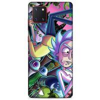 Samsung Galaxy Note 10 Lite Uyumlu Kılıf Rick And Morty (40) Fit Silikon Kılıf Rick D. Sanchez