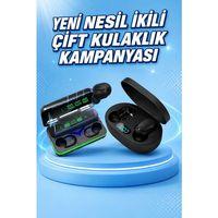 İkili Bluetooth Kulaklık Dijital Göstergeli Uzun Pil Ömrü Yüksek Ses Kaliteli
