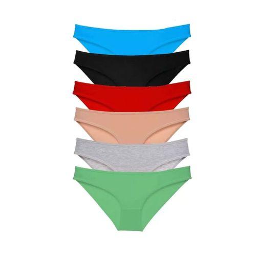 6 Adet Süper Eko Set Likralı Kadın Slip Külot Renk 2