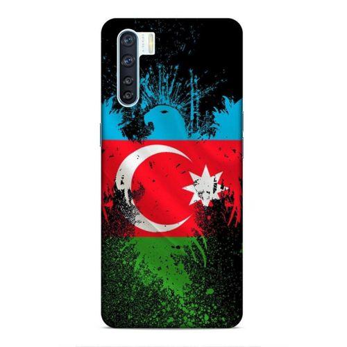 Oppo A91 Uyumlu Kılıf Azarbaijan (34) Slim Armor Kılıf Bayrak