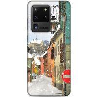 Cityx (41) Samsung Galaxy S20 Ultra Kılıf Silikon Kapak Desenli