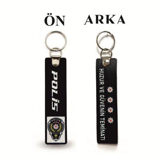 TPU Çift Taraflı Anahtarlık - POLİS - Huzur ve Güvenin Teminatı
