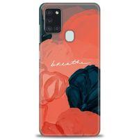 Samsung Galaxy A21S Kılıf HD Baskılı Kılıf - Breathe + Tam Ekran Koruyucu