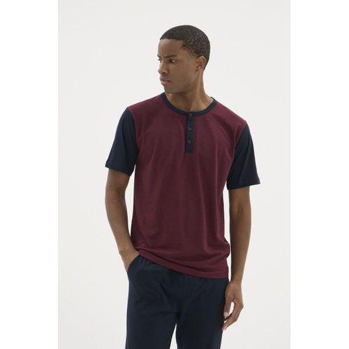 Kocabey 2205 Erkek Battal Midi Yaka Pijama Takım