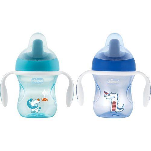 Chicco Yarı Yumuşak Uçlu Alıştırma Bardağı 6 Ay+ Kız