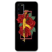 MRCİLETİSİM MRCİLETİSİM Samsung Galaxy S20 Kılıf HD Desen Baskılı Arka Kapak + Temperli Cam - Bedel