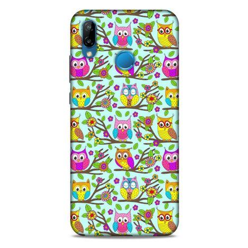 Baykuşlar (41) Desenli Silikon Kapak Telefon Kabı Huawei P20 Lite Kılıf