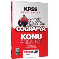 2025 KPSS Genel Kültür Hakan Bileyen ile Coğrafya Konu Anlatımı Yediiklim Yayınları
