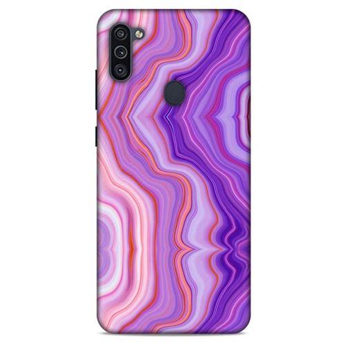 Mermer Desenli (46) Tema Core Armor Kılıf Lavanta Samsung Galaxy M11 Kılıf