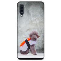 Samsung Galaxy A70 Kılıf Köpek Kıyafetleri (39) Liquid Crystal Kılıf China Sushi Yağmurluk