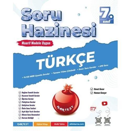 7. Sınıf Türkçe Soru Hazinesi Nartest Yayınları