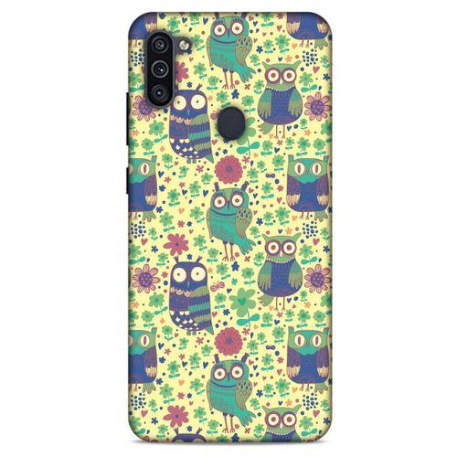 Baykuşlar (15) Desenli Silikon Kapak Telefon Kabı Samsung Galaxy M11 Kılıf