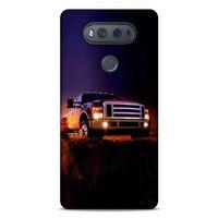 Lopard LG K61 Uyumlu Kılıf PickUpX (31) TPU Kılıf Siyah Gün Batımı