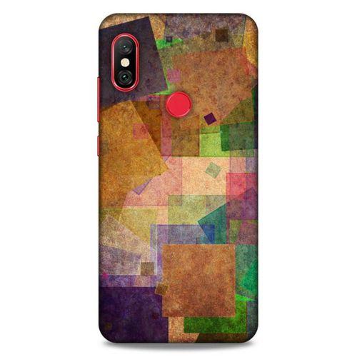 Lopard Xiaomi Redmi Note 6 Pro Uyumlu Kılıf Soyut Sanat (37) Baskılı Silicone Cover