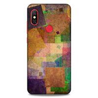 Lopard Xiaomi Redmi Note 6 Pro Uyumlu Kılıf Soyut Sanat (37) Baskılı Silicone Cover