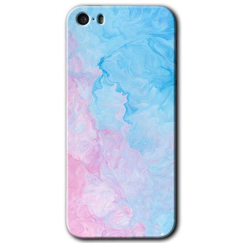 iPhone 5s Kılıf HD Desen Baskılı Arka Kapak - Blue Art