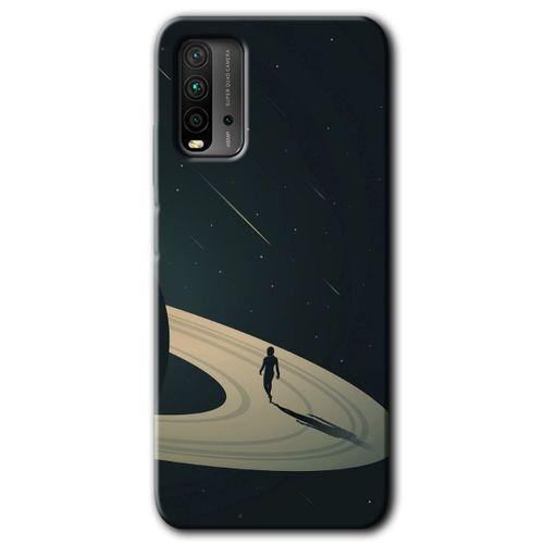 Xiaomi Redmi 9T Kılıf Baskılı Arka Kapak - Space Planet +Tam Ekran Koruyucu