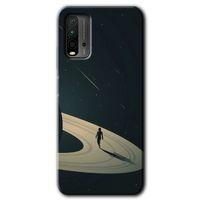 Xiaomi Redmi 9T Kılıf Baskılı Arka Kapak - Space Planet +Tam Ekran Koruyucu