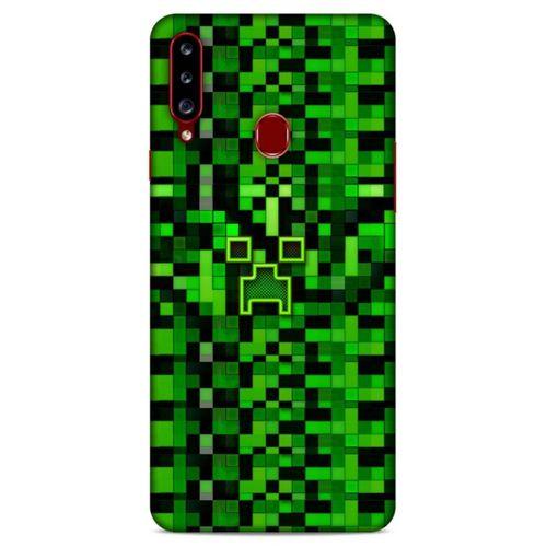 Lopard Samsung Galaxy A20s Uyumlu Kılıf PiXel (32) Soft Silikon Kılıf Yakın Steve