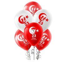 Pastel 23 Nisan Baskılı Balon - 15 adet