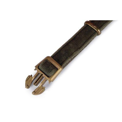 Beeztees DBL Köpek Tasması, Kadife, Nefti, 35-50cm, 20mm